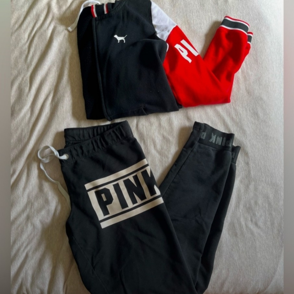 *PINK 2 Piece Matching Sweat Suit/Jogger Set*